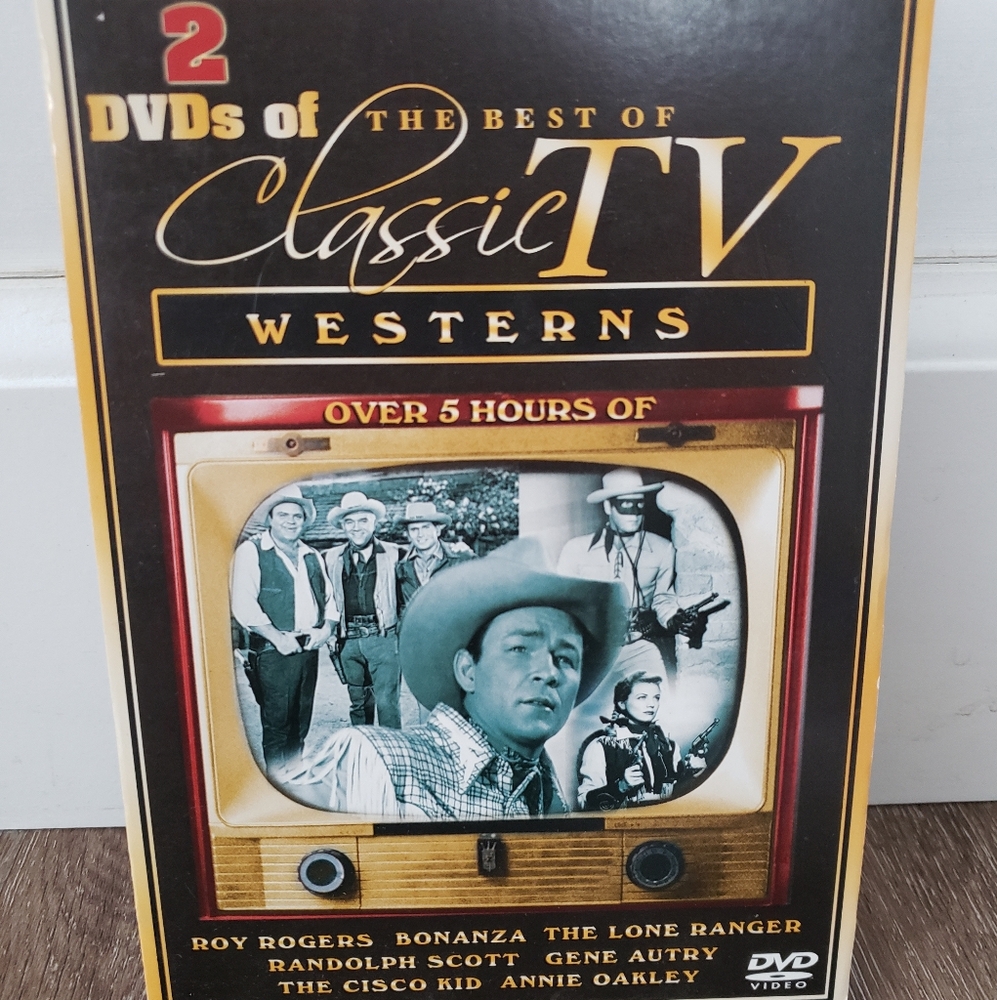 the best of classic TV westerns 2 DVD set Roy Rogers Bonanza Annie Oakley